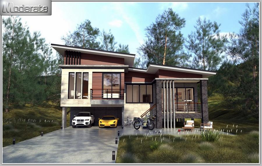 แบบบ้านโมเดิร์นลอฟท์ MD13