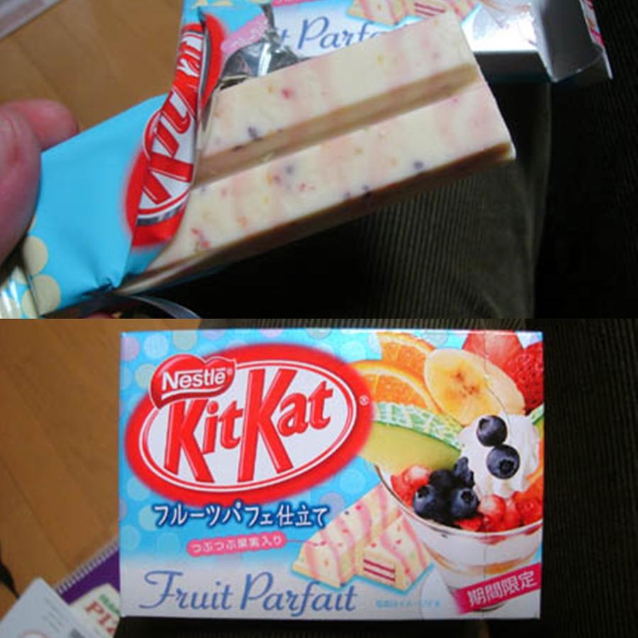 Kitkat Fruit Parfait