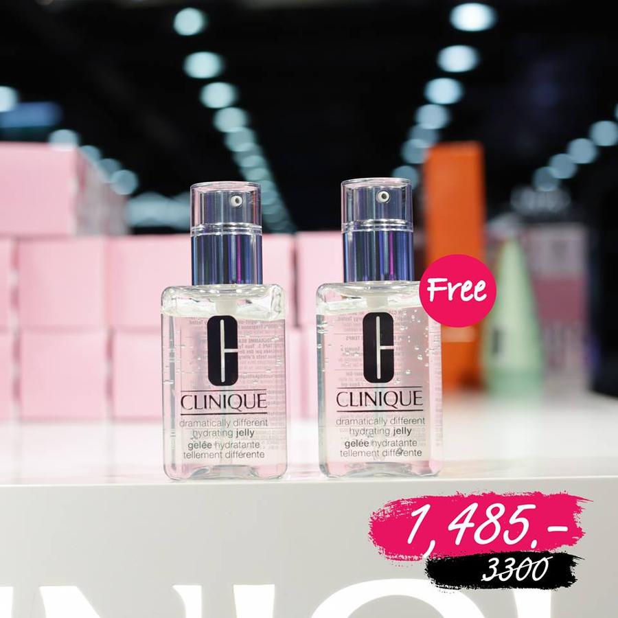 (ซื้อ1แถม1) Clinique - Dramatically Different Hydrating Jelly 125ml. 🏷ราคาปกติ 3,300 บาท ลดเหลือ 1,485 บาท เฉลี่ยเหลือเพียงชิ้นละ 743 บาท