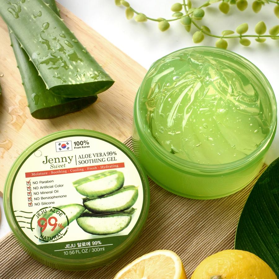 ของฝากเกาหลี ประเทศเกาหลี Aloe Vera Sooting Gel เจลว่านหางจระเข้